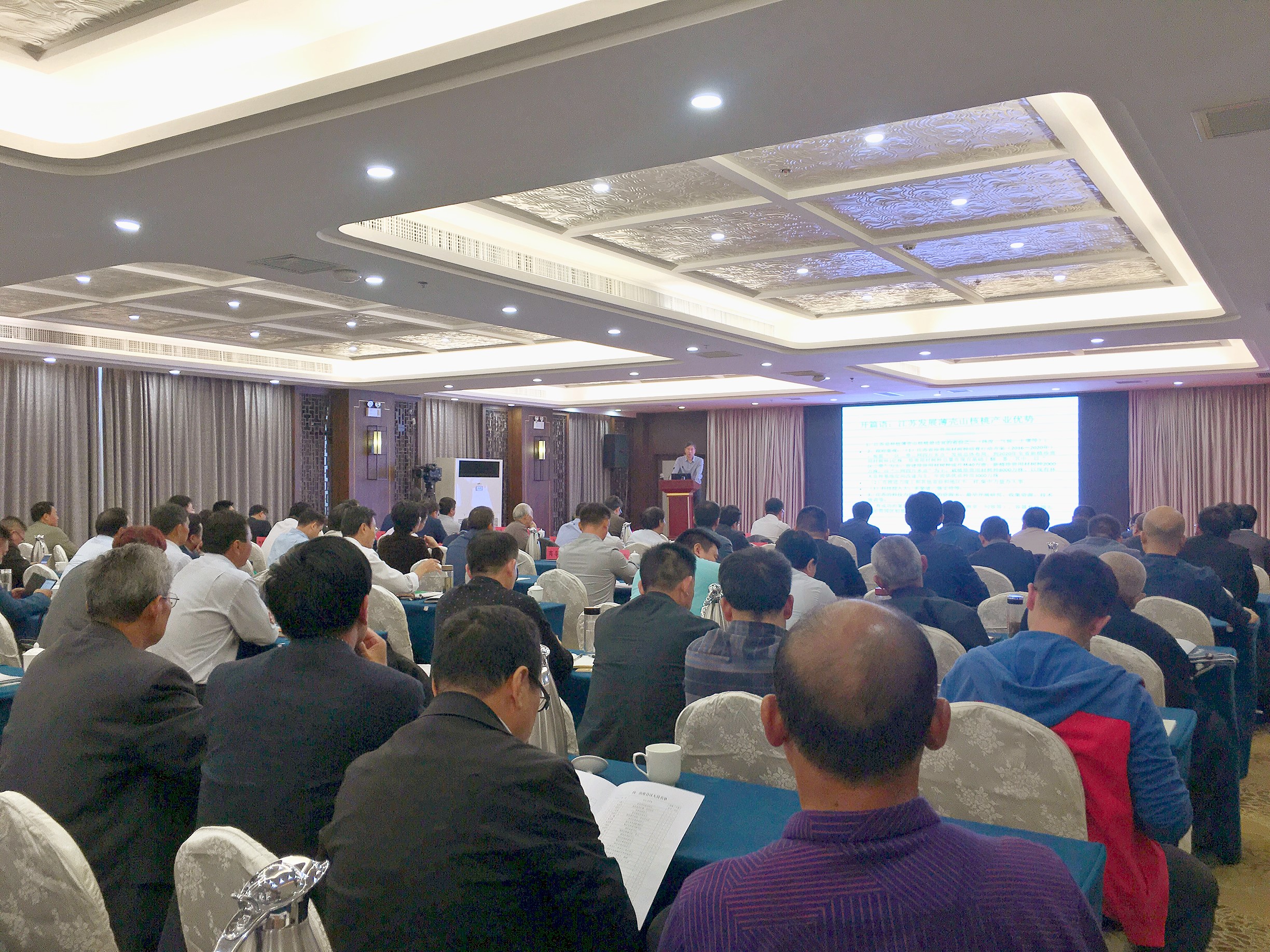 永盈彩票科技人员参加第二届&ldquo;中国碧根果大会&rdquo;暨2018泗洪碧根果产业发展研讨会