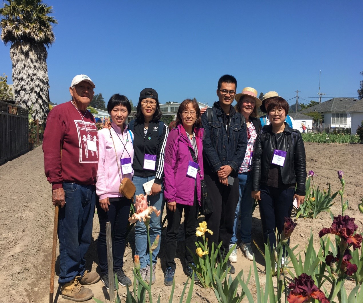 我所科研人员赴美国参加2019年美国鸢尾协会年会