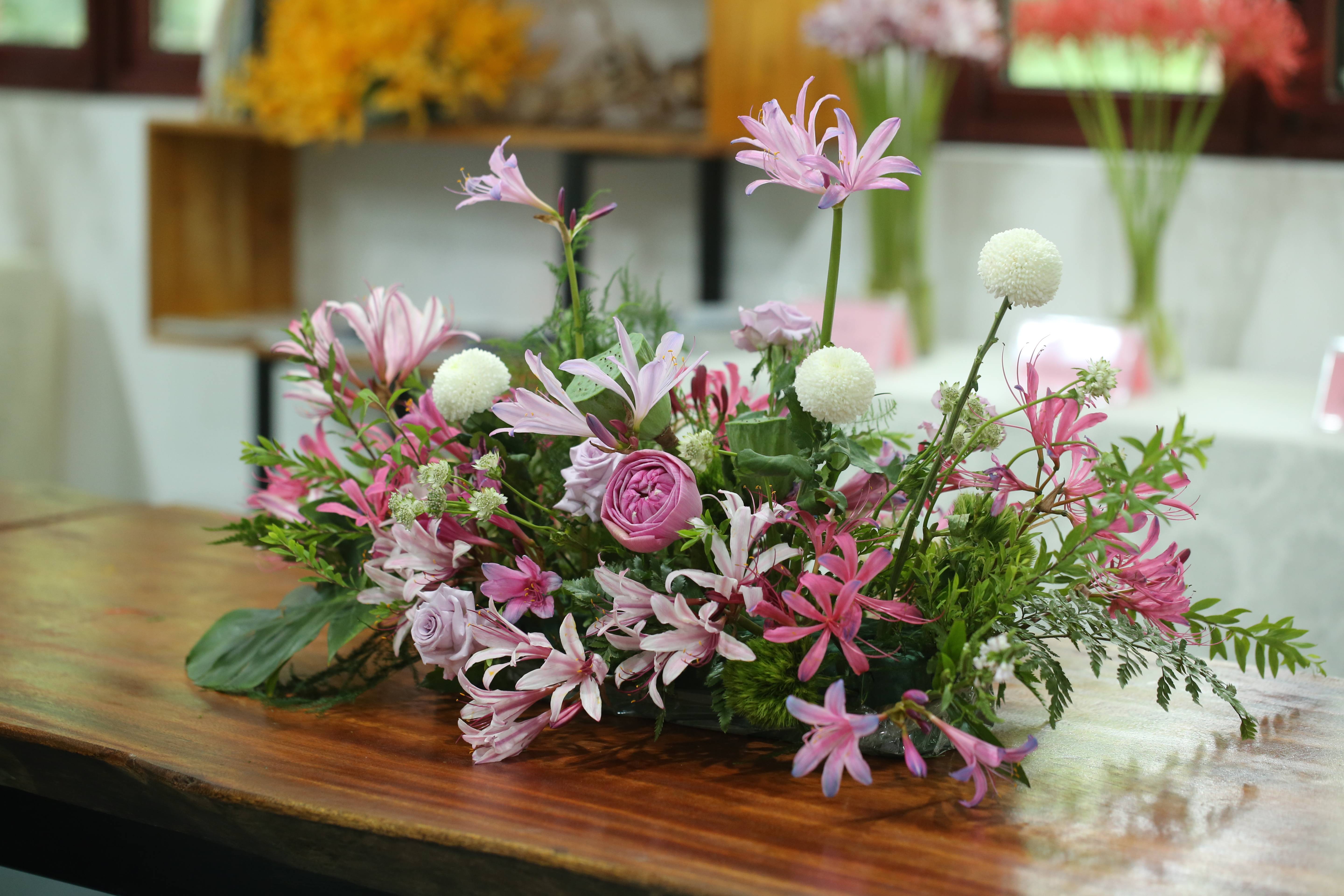 永盈彩票成功举办石蒜插花、文化展