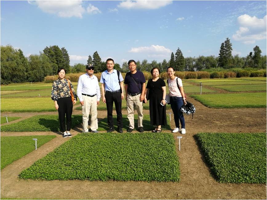全国畜牧总站组织专家对依托我所建设的国家草品种区域试验站（南京）进行实地检查考核